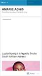 Mobile Screenshot of amarieadhis.wordpress.com