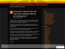 Tablet Screenshot of nortonamatoconsultor.wordpress.com