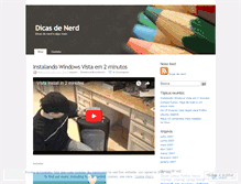 Tablet Screenshot of dicasdenerd.wordpress.com