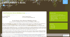 Desktop Screenshot of eventnanny.wordpress.com