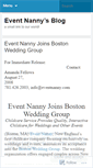 Mobile Screenshot of eventnanny.wordpress.com