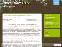 Tablet Screenshot of eventnanny.wordpress.com
