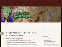 Tablet Screenshot of geekscheaper.wordpress.com