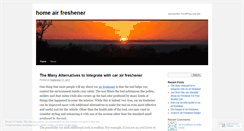 Desktop Screenshot of homeairfreshener.wordpress.com