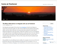 Tablet Screenshot of homeairfreshener.wordpress.com