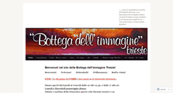 Desktop Screenshot of bottegadellimmaginetrieste.wordpress.com