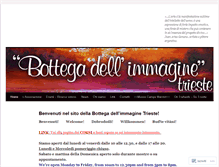 Tablet Screenshot of bottegadellimmaginetrieste.wordpress.com