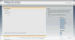 Desktop Screenshot of dialogodesordos.wordpress.com