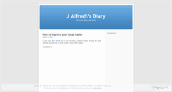 Desktop Screenshot of jalfred.wordpress.com