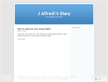 Tablet Screenshot of jalfred.wordpress.com