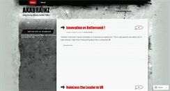 Desktop Screenshot of akabrainz.wordpress.com