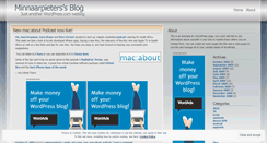 Desktop Screenshot of minnaarpieters.wordpress.com