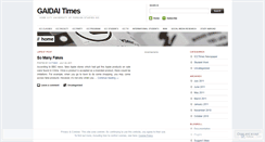 Desktop Screenshot of gaidaitimes.wordpress.com