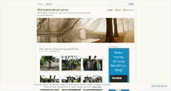 Desktop Screenshot of hoveringham2010.wordpress.com