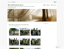 Tablet Screenshot of hoveringham2010.wordpress.com