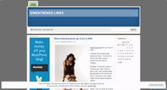 Desktop Screenshot of ewebtrends.wordpress.com