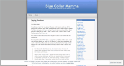 Desktop Screenshot of bluecollarmamma.wordpress.com