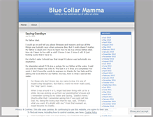 Tablet Screenshot of bluecollarmamma.wordpress.com