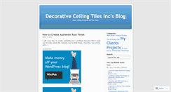 Desktop Screenshot of decorativecrownmoldings.wordpress.com