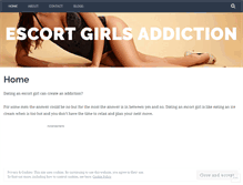 Tablet Screenshot of escortgirlsaddiction.wordpress.com