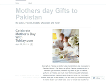 Tablet Screenshot of mothersdaygiftstopakistan.wordpress.com