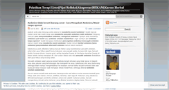 Desktop Screenshot of kursusterapilistrik.wordpress.com