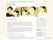 Tablet Screenshot of mommyfiles.wordpress.com
