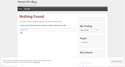 Desktop Screenshot of hitoshi10.wordpress.com