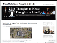 Tablet Screenshot of briankrice.wordpress.com