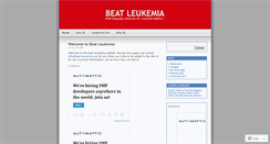 Desktop Screenshot of beatleukemianl.wordpress.com