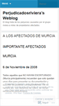 Mobile Screenshot of perjudicadosriviera.wordpress.com