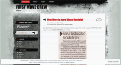 Desktop Screenshot of firstmovecrew.wordpress.com