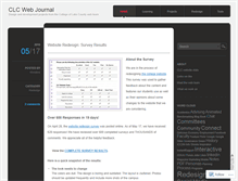 Tablet Screenshot of clcweb.wordpress.com