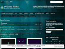 Tablet Screenshot of polaroidmania.wordpress.com