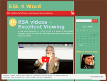 Tablet Screenshot of esl4word.wordpress.com
