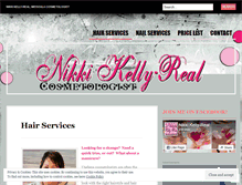 Tablet Screenshot of nikkikellyreal.wordpress.com