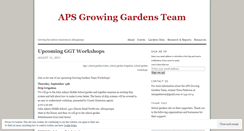 Desktop Screenshot of growinggardensteam.wordpress.com