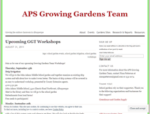 Tablet Screenshot of growinggardensteam.wordpress.com