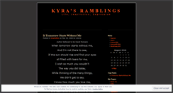 Desktop Screenshot of nckyra.wordpress.com