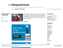 Tablet Screenshot of geoposiciona.wordpress.com