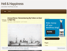 Tablet Screenshot of hellhappiness.wordpress.com