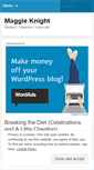 Mobile Screenshot of maggieknight.wordpress.com