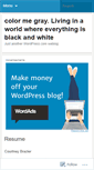 Mobile Screenshot of colormegray.wordpress.com