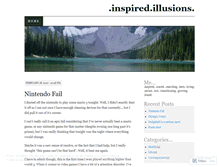 Tablet Screenshot of inspiredillusions.wordpress.com