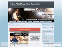 Tablet Screenshot of faclubemarcosduarteoficial.wordpress.com