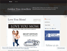 Tablet Screenshot of goldentreejewellers.wordpress.com