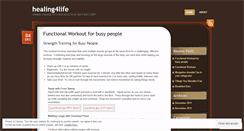 Desktop Screenshot of healing4life.wordpress.com