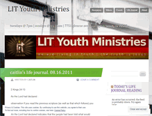 Tablet Screenshot of lityouth.wordpress.com