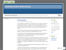 Tablet Screenshot of chinyantaspw.wordpress.com