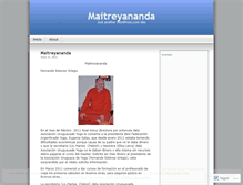 Tablet Screenshot of maitreyananda.wordpress.com